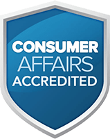 Consumer Affairs Accredited.